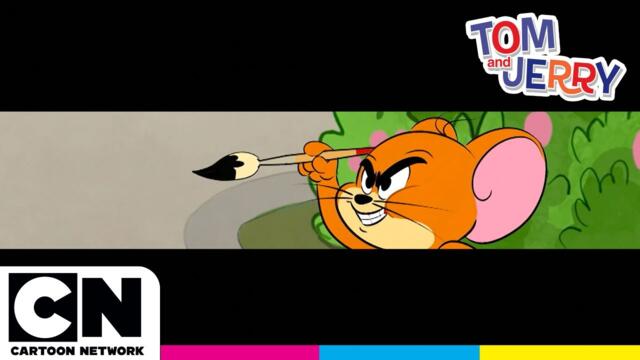 Изкуство или хаос? 😹 Том и Джери в поредната лудория! | Том и Джери 🐱🐭 | @cartoonnetworkBG