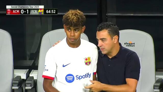 The Day 16 Year Old Lamine Yamal Substituted and IMPRESSED The World