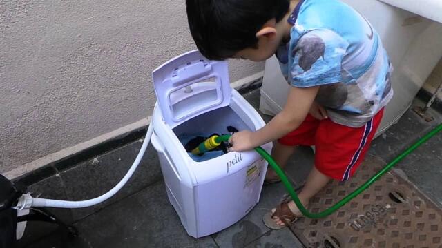 Lavando com a Praxis Petit