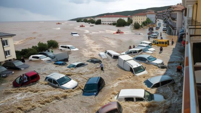 Tragedy in Bulgaria! The worst flooding in Elenite, everything destroyed in minutes