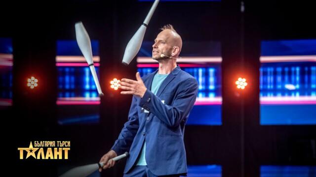 Невероятно изпълнение от цирковия артист Филип Хараланов I България търси талант