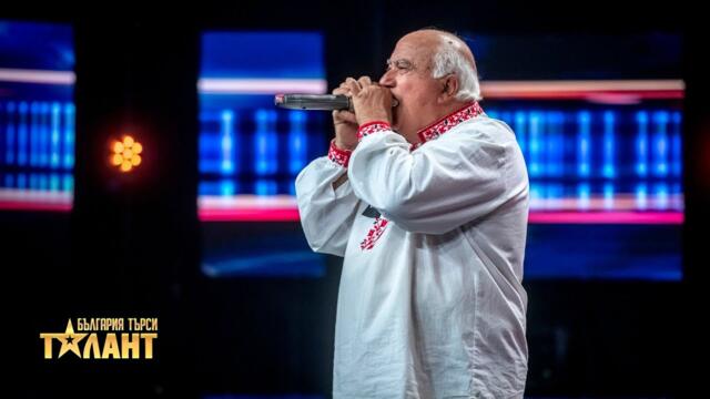 Яне Стоянов свири на хармоника I България търси талант