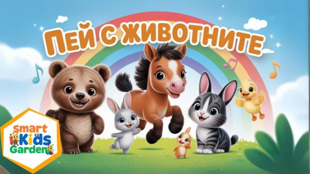 Пей с животните!🐴🐥 – Весела компилация с детски песни
