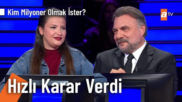 Gamze Biner hızlı karar verdi çekilmek istedi - Kim Milyoner Olmak İster? 1181. Bölüm