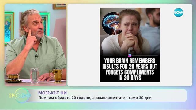 Помним обидите 20 години, а комплиментите само 30 дни - „На кафе“ (06.10.2025)