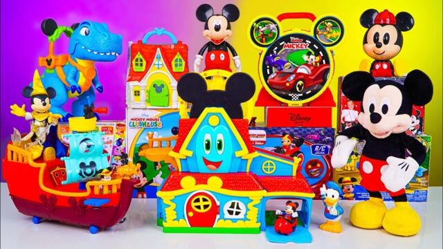 Satisfying with Unboxing Disney Mickey Mouse Jumbo Fun House Playset | Review Toys ASMR