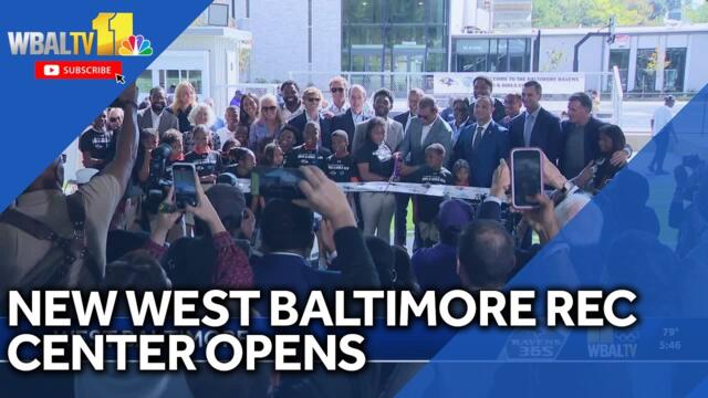 Ravens officials, state and city leaders open new West Baltimore recreation center