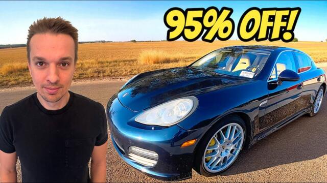 The ugly Porsche Panamera looks alot better when you buy it for $7500