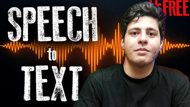 This Software Turns My Speech to TEXT For FREE [Full Tutorial]