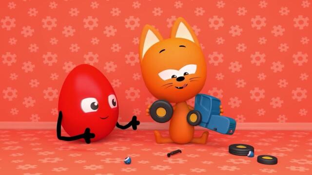 ИГРЫ КОТЭ - ВОЛШЕБНЫЕ ДВЕРКИ И РАЗНОЦВЕТНЫЕ КОМНАТЫ С ЯЙЦАМИ - Мультики для детей