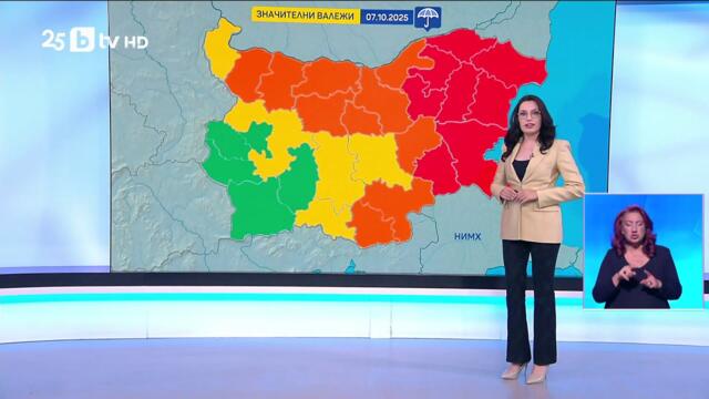 bTV Времето (07.10.2025 г. – централна емисия)