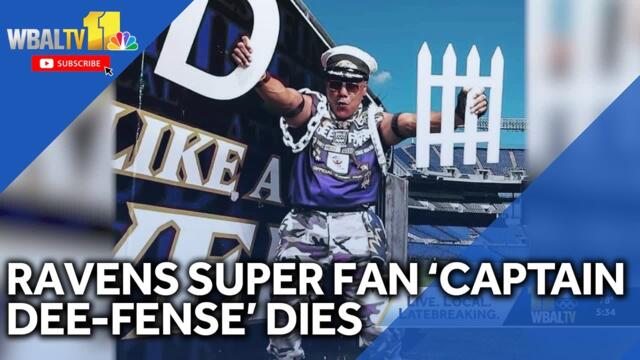 Ravens superfan 'Captain Dee-Fense' dies