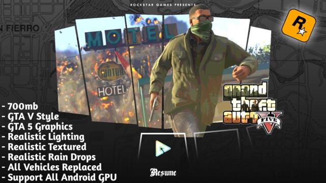 GTA V Project Modpack V2 - For GTA Sa Android | Support All Android GPU