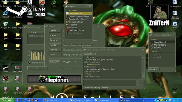 Steam Install 2003