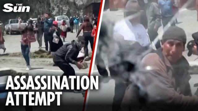 Presidential convoy ATTACKED with projectiles in 'assassination attempt' on Ecuador's Daniel Noboa