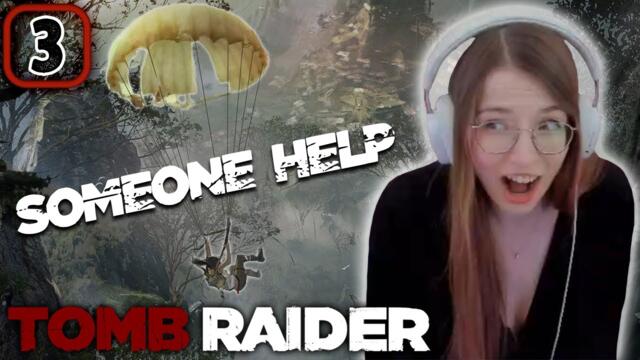 That Parachute Scene Had Me Screaming! | Tomb Raider (2013) [Part 3]