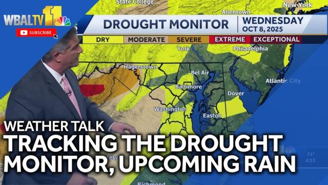 Weather Talk: Tracking the drought monitor, upcoming rain