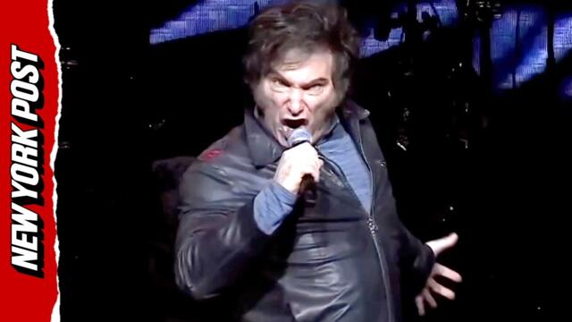 Argentine President Javier Milei Takes Stage for ROCK CONCERT