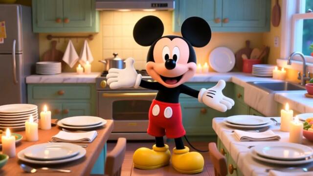 🐭🍽️ Mickey Mouse & Friends Dinner Adventure 🎉
