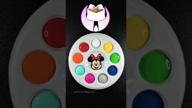 Sprunki OC Color Mixing 👀 Minnie Mouse from Mickey Mouse 💞 #sprunki #minniemouse #colormixing