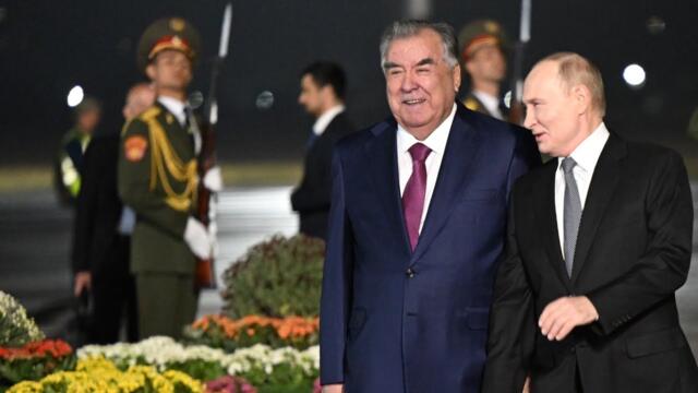 Президент РФ уважаемый Владимир Путин с государственным визитом прибыл в Республику Таджикистан