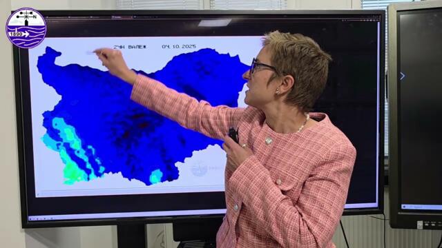 Вечерен метеологичен бюлетин на 2 октомври 2025💧☔️❄️