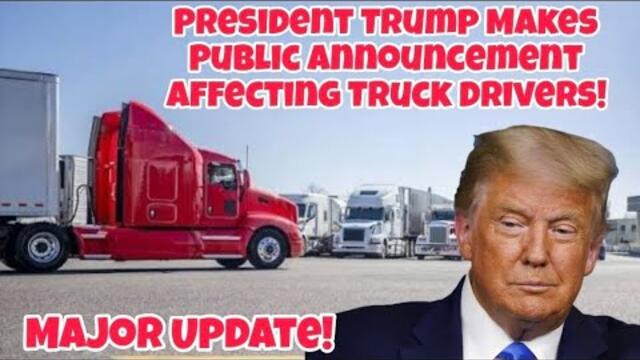 President Trump Makes Major Announcement & Famous Trucking YouTuber Arrested For Clean Air Act