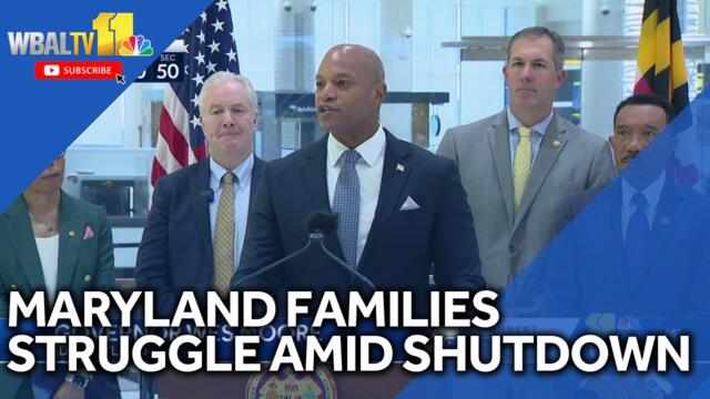 Maryland families struggling amid government shutdown