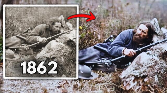 Civil War Brought to Life: Haunting Photos Reawakened After 160 Years