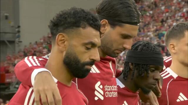 До мурашек! Энфилд поёт в честь Диого Жоты и его брата.