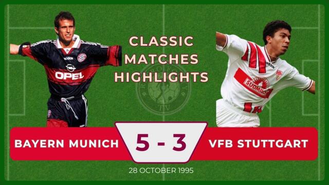 Bayern Munich 5-3 VFB Stuttgat 1995/96 | #Bundesliga #football