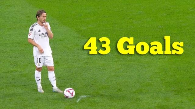 Luka Modric All 43 Goals For Real Madrid