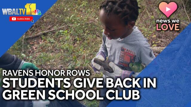 Ravens Honor Rows: Green School Club's community work