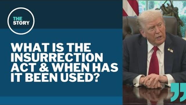 President Trump entertains invoking Insurrection Act to send military into Portland