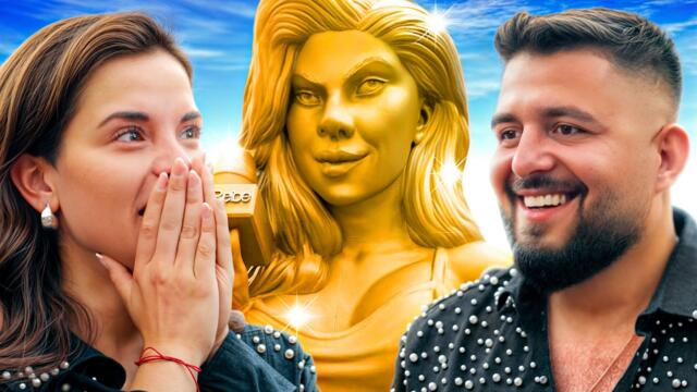 НАПРАВИХ СТАТУЯ НА ИВКА БЕЙБЕ - СКРИТА КАМЕРА