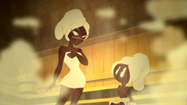 La Reina de Marte y el Comandante en la sauna - Duck Dodgers