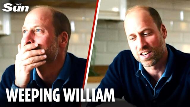 William's tears show a rare side to our future King - his vulnerability proves his strength