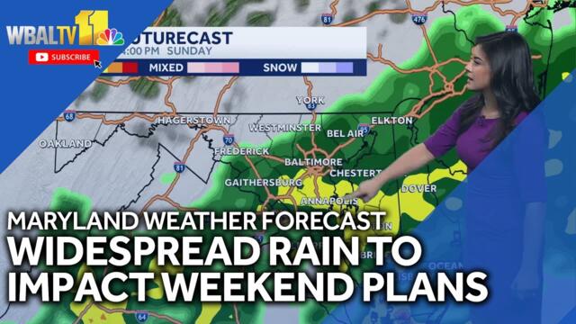 Dry Friday but active weather returns this weekend