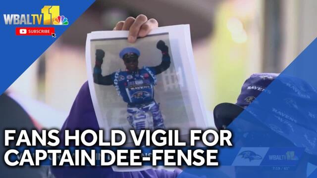 Fans hold vigil for Captain Dee-Fense