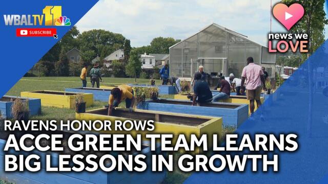 Ravens Honor Rows: Team honors ACCE's Green Team