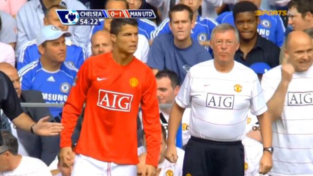 When Young Cristiano Ronaldo Substituted & SHOCKED Sir Alex Ferguson