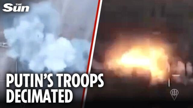 Ukraine BLOW UP tanks & fighting machines as they repel major Russian assault