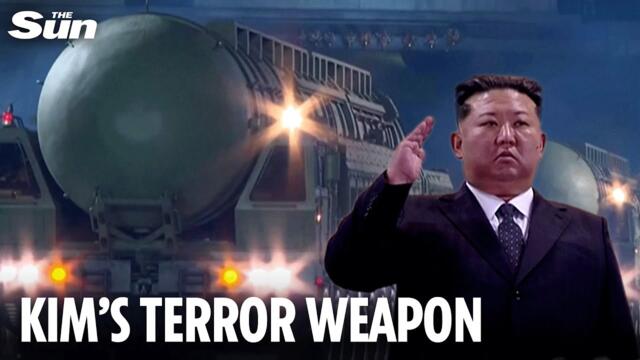 Kim Jong-un unveils ‘most powerful’ nuclear weapon EVER at massive military parade