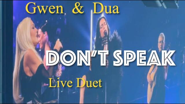 Surprise Performance: Dua Lipa & Gwen Stefani sing DON'T SPEAK at Radical Optimism Tour | L.A. 2025