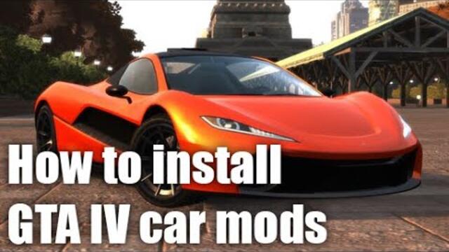 How to install GTA IV car mods without replacing