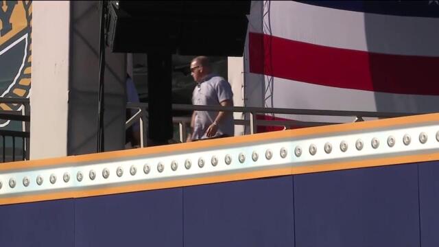 President Trump delivers remarks at Naval Station Norfolk following a Naval Sea Power demonstration
