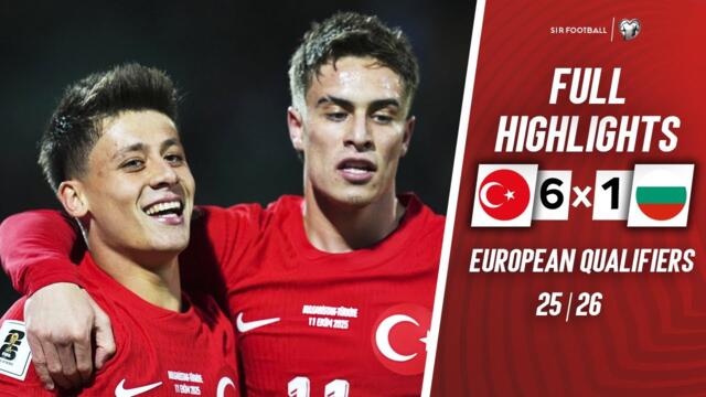 Bulgaria vs Turkey 1-6 - Highlights & All Goals - World Cup Qualifiers 2026