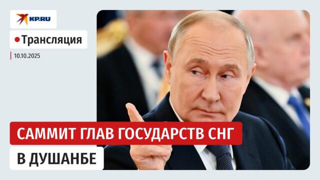 Владимир Путин на саммите глав государств СНГ: прямая трансляция
