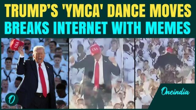 VIDEO: U.S Navy Seals Go Wild As President Trump Dances To ‘YMCA’ At Navy's 250th Anniversary Event