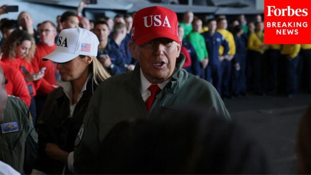 WATCH LIVE: President Trump Delivers Remarks To Service-Members At Naval Station Norfolk